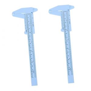 DRESSOOS 2pièces Règle De Mesure Sourcils Flexible Outil Pratique De Microblading Pour Traçage Précis Bleu (Mingsyue, neuf)