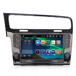 Erisin 9 Pouces 4GB RAM+64GB ROM 8-Core Android 14 Autoradio avec GPS Navi pour VW Golf VII/7 Supporte CarPlay Android Auto DSP Bluetooth Dab+ WiFi FM Radio A2DP TPMS Canbus &Eacute;cran Tactile (ErisinofficialDVD, neuf)