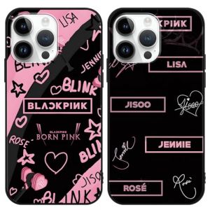2 Pi&egrave;ces Coque pour Samsung Galaxy S9 5.8'', Blackpick KPOP Star Groupe D'idoles Lisa Rose Jenny Jisoo Protection Cover Etui Housse de Haute Qualit&eacute; TPU Silicone Souple Anti-Rayures Antichoc Case (yuhuolai maoyi, neuf)