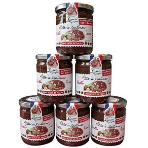 Lot de 6 Pâtes à tartiner aux noisettes et cacao - 400g LUCIEN GEORGELIN (Lucien Georgelin, neuf)