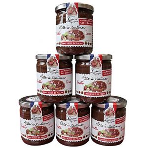 Lot de 6 Pâtes à tartiner aux noisettes et cacao - 400g LUCIEN GEORGELIN (Yamstock, neuf)