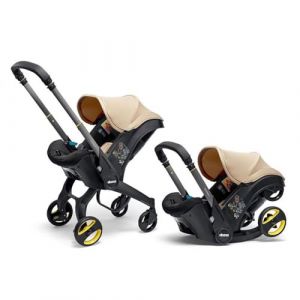 Poussette avec nacelles marque DOONA. Modèle DOONA I SAHARA SAND (Family Concept, neuf)