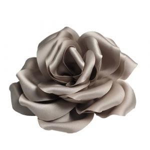 Baesics Broche à fleurs en tissu rose aspect soie pour femme 2 en 1 - Style vintage - Accessoire bohème élégant pour blazer, robe, chapeau, veste, mariage, fête, séance photo - Cadeau (Giotto) (Baesics-de, neuf)