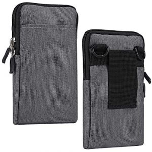 Ceinture Clip Sacoche Etui Universel, Pochette Bandouli&egrave;re Homme T&eacute;l&eacute;phone, Vertical Poche pour T&eacute;l&eacute;phone Portable Portefeuille Porte-Monnaie Sac &agrave; Epaule Housse de Transport Clip Coque Sac Banane (Moteen, neuf)