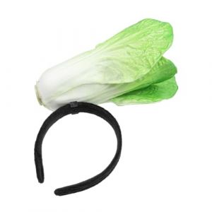 VALICLUD -Tête En Forme De Chou Chinois En Résine Verte Pour Femme Et Adulte Accessoire De Coiffure Unique Idéal Pour Un Costume De Légume Un Cosplay Ou Un Festival (Cedongh, neuf)