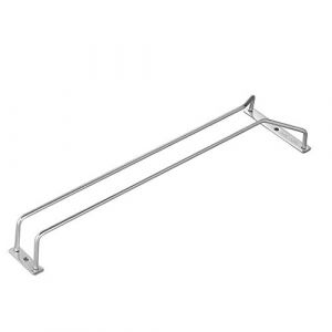 Dianoo Sous Cabinet Stemware Rack Support Support Verre à Vin Cadre Suspendu En Acier Inoxydable 15.8 Pouces 1 Rangée (heng_feng, neuf)