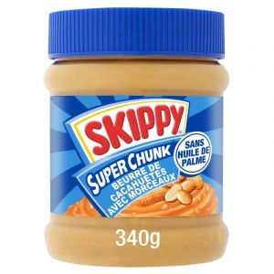 SKIPPY | Skippy Beurre Cacahuetes Super Crunch 340G | Lot De (2) | livraison offerte (Les Trois Mousquetaires, neuf)