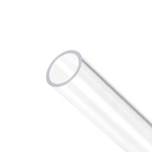 Rebower Transparent Acrylique Tuyau Rigide Rond Tube, [pour Aquarium, Artisanat, Éclairage Tube] - 18mmx22mm/12" (rebower, neuf)