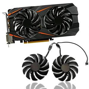 Dotodo 88MM T129215SU PLD09210S12HH P106-100 Ventilateur de refroidissement pour carte graphique Gigabyte GTX 960, GTX 1050, GTX 1060, GTX 1070, GTX 1070 ti/RX 470 570 580 ) (SZDQEU, neuf)