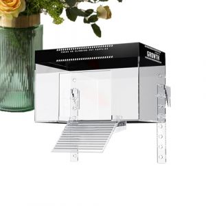 Turtle Basking Dock - Plate-forme de repos du r&eacute;servoir de tortue | Zone de selsification &eacute;lev&eacute;e avec rampe d'escalade, zone de bains de soleil spacieuse pour les tortues &agrave; eau, l'habitat d'aquarium p (tianwink, neuf)