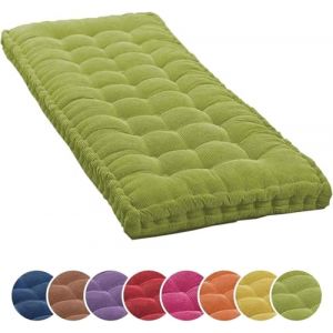 Coussin de Banc Exterieur intérieur 100x40/120x40/140x40/150x50/180x55cm Banc Assise Coussin 8-10cm Jardin Coussin D'assise Epais Coussin de Sol Canapé pour Maison Patio Balançoire(Color 4,100x35cm(39 (zhangyanwen0702, neuf)