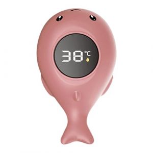 Generic Thermomètre De Bain Pour Bébé Girafe Mignon Thermomètre De Bain Pour Bébé, Toddler Cartoon Bathtub Thermometer - Waterproof Bathtub Water Thermometer With Display, Baleine rose (faleiyi, neuf)