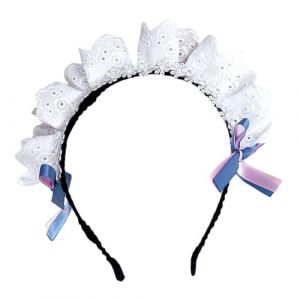 Wsdsgz Serre-tête respirant pour femme de chambre - Accessoire de costume d'Halloween - Pour événements à thème et styles de personnalité (meizhihuazhuangpin, neuf)
