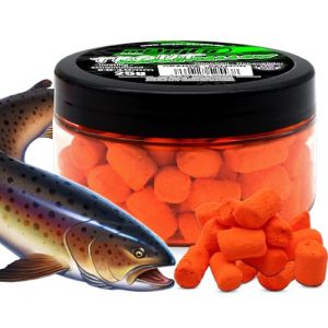 Angel-Berger Magic Baits - Appât à truite - Marshmallow - Flottant - Pâte à truite (saumon-orange) (Angelshop-Berger, neuf)
