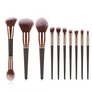 Lot de 7/10/15/20 pinceaux de maquillage complets pour le visage et le fard à paupières, pinceaux de voyage pour femme (zijianZZJ, neuf)