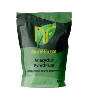 Pyrèthre d'Afrique (Anacyclus Pyrethrum/Akarkara) - Poudre de racine - 100g (Nutriforce, neuf)