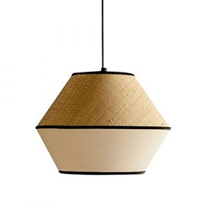 Ling Xiang Lampe à Suspension, Lampe Suspendue Style bohème Style Asiatique du sud-est, Lustre en Tissu Fait à la Main for loft, Bureau, Restaurant, Salle à Manger, Jardin (Color : A) (Ling Xiang, neuf)