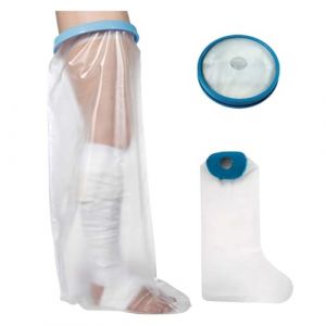 Protecteur de bandage,Protège-plâtre jambe,Protection Étanche pour Platre,Protege Platre Protections pour Plâtre RéutilisableProtection Platre Jambe Adulte Etanche，Accessoires pour le soin des plaies (nuoyikeji, neuf)