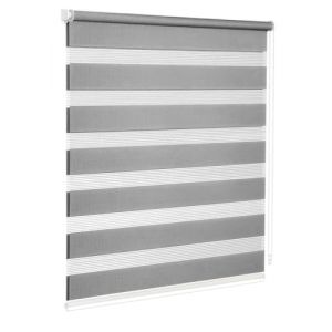 Store enrouleur fenêtre porte intérieure maison bureau kit montage mural cadre sans trous 120 x 180 gris (ARREDIAMOINSIEME-nelweb, neuf)
