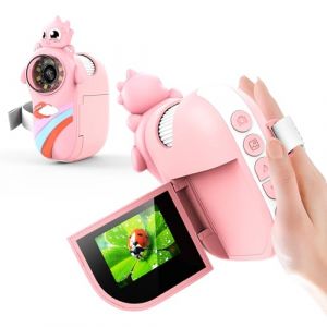 Euakee 1000X Microscope pour Enfants, Microscope Numérique Portable avec Écran IPS de 2", avec Carte SD de 32 Go, Petiscope de Poche avec 8 LED Réglables, pour Enfants et Étudiants, Rose (Vaaaipokin, neuf)