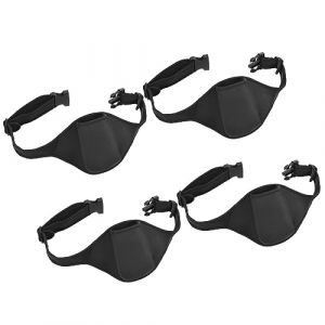 QUARKZMAN 4 Paquet Micro Ceinture pour Fitness Microphone Ceinture Support Pochette Ajustable Ceinture Sac pour Instructeurs Théâtre Enseignant Haut-parleurs, Noir (QUARKZMAN, neuf)