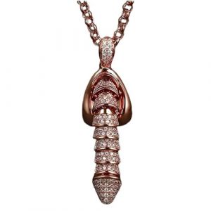Pendentif p&eacute;nis &eacute;rectable dr&ocirc;le, collier sexy en forme de tige cr&eacute;ative, collier pendentif sexuel cr&eacute;atif personnalis&eacute;, hommes adolescentes filles debout pendentif ornement cadeau ( Color : Rose gold (zhangshanshanstore, neuf)