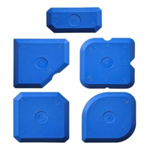 OUDQFCJ Lot de 5 Lissoirs à Joints, Lisseur Joint Silicone, Spatule Joint Silicone, Raclette Silicone, Kit, Ensemble d'Outils de Calfeutrage Silicone, Pour Embellir et Enlever les Joints de Carrelage (Mapico, neuf)