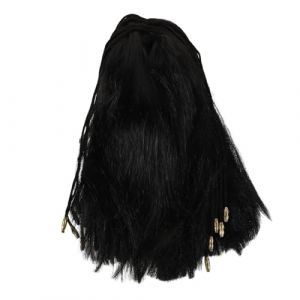 CIYODO Perruque de Déguisement Égyptienne Tressée pour Fête et Cosplay Coiffure Décorative Ajustable Perruque Factice pour Soirée Costumée (Jikay, neuf)