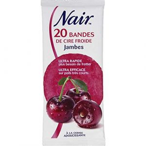 Nair - Bandes De Cire Froide Jambes À La Cerise Adoucissante - 20 Bandes - Lot De 3 - Prix Du Lot - Livraison Rapide En France Métropolitaine Sous 3 Jours Ouverts (ENVOI RAPIDE 24h/48h, neuf)