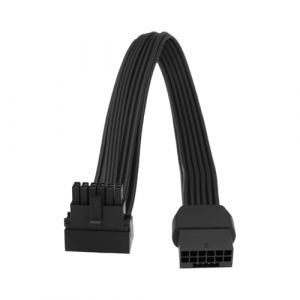 YINETTECH C&acirc;ble d'extension PCI-E 5.0 16 broches 12 + 4 m&acirc;les vers femelles - Adaptateur &agrave; 90 degr&eacute;s pour carte graphique GPU - Compatible avec RTX 4090 4080 3090 Ti 16AWG 12VHPWR 600 W, Type A (E-NETTECH, neuf)