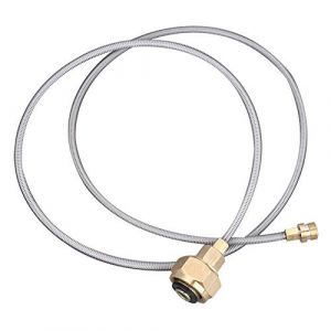 VGEBY Adaptateur de r&eacute;servoir de gaz, Adaptateur de t&ecirc;te de Conversion de r&eacute;servoir de gaz de m&eacute;nage pour Cylindre de LPG pour Un r&eacute;chaud de Camping en Plein air, Accessoire portatif (meeqi, neuf)