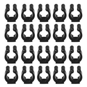 EEEKit Supports De Cannes À Pêche, Lot De 20 Clips Muraux Porte-Cannes, Rangement En C Pour Queues De Billard Snooker (EEE kit, neuf)