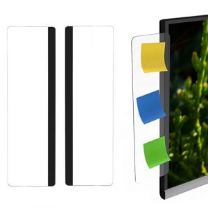 YUBBYSTU 2 Pièce Tableau MéMo,Moniteur MéMo,Computer Memo Board, Tableau De Message pour Moniteur,Acryl Message Board,Transparent Monitor Memo Board,pour office home (DAYANG72, neuf)