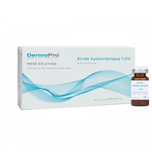Needling, M&eacute;soth&eacute;rapie. Acide Hyaluronique Meso Solution Anti-&acirc;ge, anti-rides, cernes, hydratant, r&eacute;g&eacute;n&eacute;rant cellulaire, effet lissant. Non injectable (5X10ml) (DermoPro, neuf)
