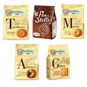 Mulino Bianco Lot de 5 biscuits assortis (Italiaen Gourmet UK Ltd, neuf)