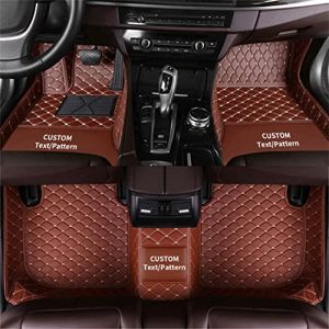 Jialuode Personnalisés Tapis de Sol Voiture pour Mazda CX-3 CX-5 CX-7 CX-9 MX-5 6 ATENZA 3 5 2 BT50 6 RX8 Tribute Tapis en Cuir de Tapis Brun (Gelingsi, neuf)