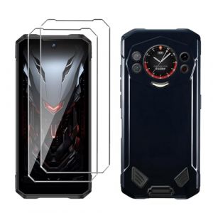 LYZXMY Coque pour Doogee S200X/Doogee S200(6.72") Noir Housse + 2 x Verre tremp&eacute; Protection &eacute;cran, Souple Silicone &Eacute;tui Protection Bumper TPU T&eacute;l&eacute;phone Case Cover (SLMY, neuf)