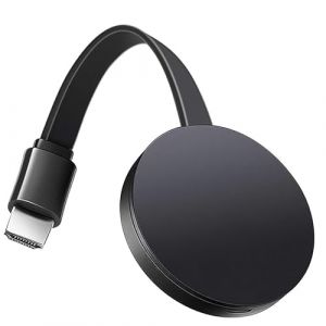 Dongle HDMI sans Fil 1080P &ndash; R&eacute;cepteur WiFi pour Streaming Vid&eacute;o, Compatible Miracast, AirPlay, DLNA &ndash; iOS, Android, Windows, Mac &ndash; Affichage sur TV, Moniteur, Projecteur &ndash; 2.4GHz Portable (Black-N) (HanMeiYiLeng, neuf)