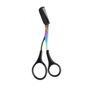 Rasoir Sourcil, Ciseaux Sourcils, Epilateur Sourcil Femmes, 2 En 1 Peigne Taille Des Sourcils, Face Épilation Ciseaux, Ciseaux Peigne À Sourcils Avec Accessoires Pour Hommes Femmes (XJZNSBCSP, neuf)
