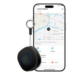 Mini Traceur GPS, A410 avec Bouton SOS, Suivi GPS en Temps R&eacute;el | GEO-Fence | Alerte Batterie | pour Enfants | Personnes &acirc;g&eacute;es | Chiens - Abonnement Requis (CONCOX HK, neuf)