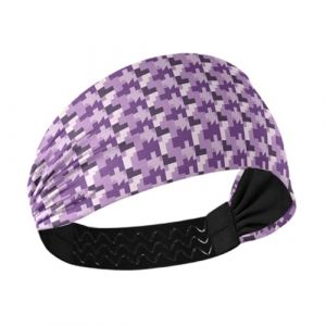 decor gift Bandeau de course &agrave; pied de poule Anime antid&eacute;rapant am&eacute;thyste pour femme Bandeau &eacute;lastique pour maquillage maquillage Cintillos de pelo para mujeres (Tiger Eagle, neuf)