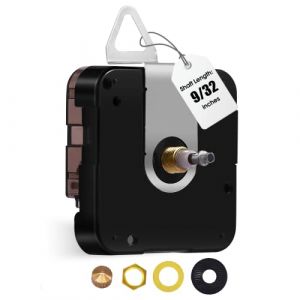 DEEWISH Grande Horloge Murale de Rechange 12888, axe en I, pièces d'horloge à Couple élevé, mécanisme d'horloge à Quartz, Fonctionne avec Piles (DW-12888-I, Aiguilles Non incluses) (DEEWISH, neuf)