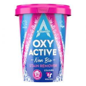 Astonish Oxy Active Détachant non bio – Élimine les taches, élimine les odeurs et éclaircit le tissu – 625 g (Stylish & Beautiful, neuf)