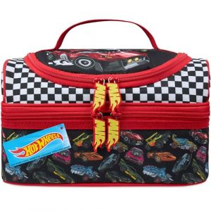 Get Trend Hot Wheels Sac Isotherme Repas Enfant Sacs Lunch avec 2 Compartiments pour Boite &agrave; Gouter &Eacute;cole Sortie Pique Nique (Multi Hot Wheels) (Get Trend., neuf)