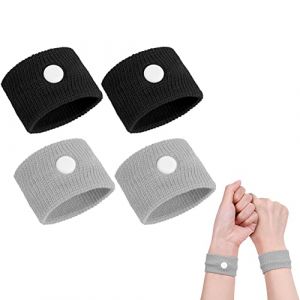 ACWOO Bracelets Anti-nausées Pour Le Mal De Mer, 2 Paires Bracelet Anti Nausée, Bande De Poignet De Soulagement De Nausée Pour Les Enfants, Les Adultes, Les Vacances Et Les Voyages (AOGOE-EU, neuf)
