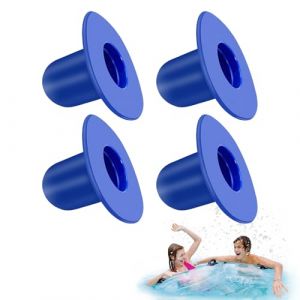 4 Pièces Bouchon Piscine,Bouchon de Piscine,Bouchon Piscine,Bouchon de Trou Crépine Pompe Filtre,Piscine Hors Sol Caoutchouc Hors Vidange Accessoire pour Compatible avec Intex et Bestway Spa Piscines (xiaosuiqiangDE, neuf)