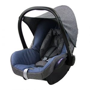 Bambiniwelt Housse de rechange compatible avec Maxi-Cosi CabrioFix pour siège bébé 6 pièces (gris chiné) (BambiniWelt, neuf)
