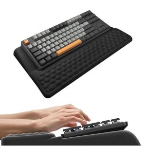 Repose-poignet pour clavier, repose-poignet ergonomique, soulagement de la douleur au poignet, support de clavier d'ordinateur portable avec repose-poignet, support rehausseur de clavier pour la (SunshineFace Direct, neuf)