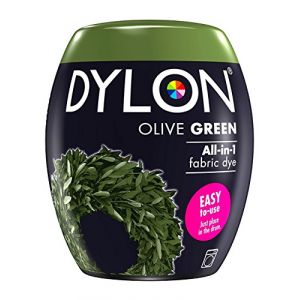 DYLON Lot de 2 pots de teinture pour machine à laver, vert olive, 350 g (Bonheurs, neuf)