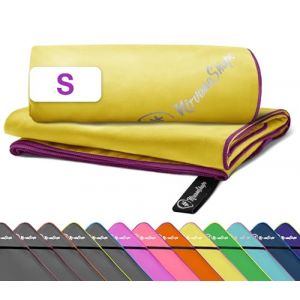 NirvanaShape Serviette Microfibre 60 x 40 cm, Serviette de Voyage l&eacute;g&egrave;re et compacte - Serviette Microfibre pour Le Voyage, Les Vacances, Le Fitness - sans Pochette ni Sac d'emballage (NirvanaColors GmbH, neuf)
